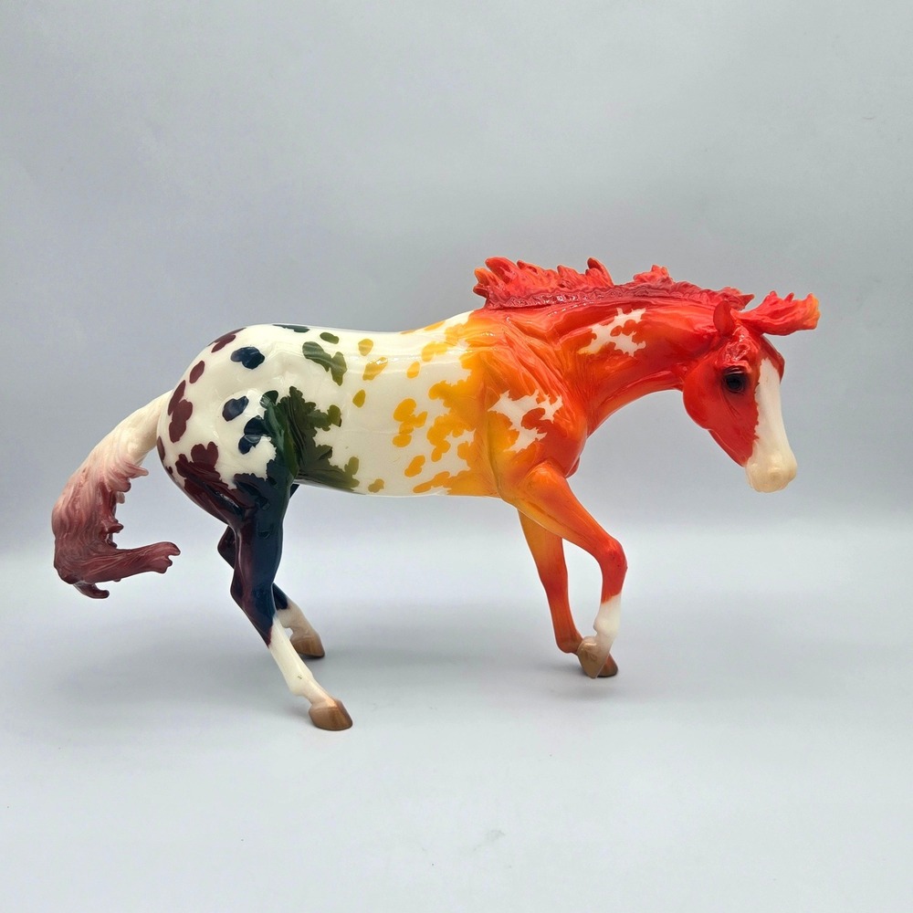 Breyer 2020 Spectrum Rainbow Appaloosa 1834 Bobby Jo Special Run Glossy Horse